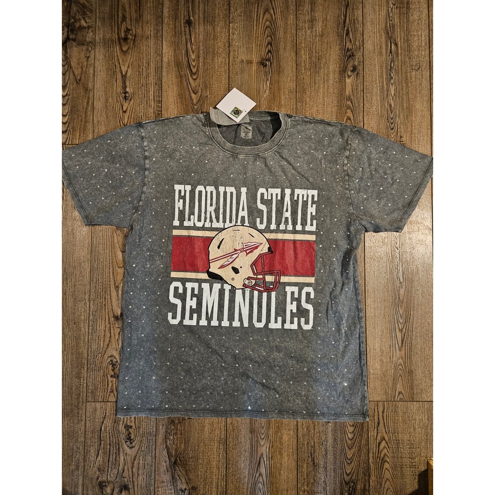 Florida State Seminoles Gameday Couture Women's Rhinestone T Shirt Size XL